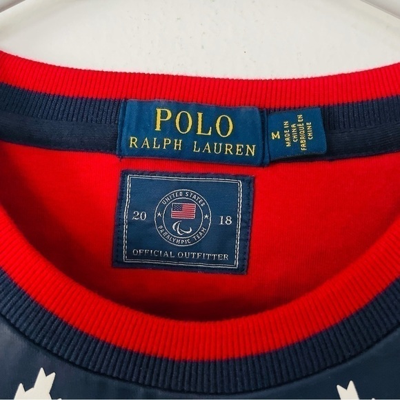 Polo by Ralph Lauren men’s Olympic crewneck sweater size medium - Picture 5 of 7